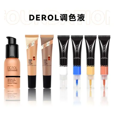 DEROL Waterproof Foundation Color Mixing Liquid