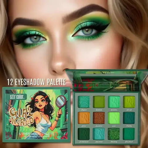 12-Color Eyeshadow Palette - RA02