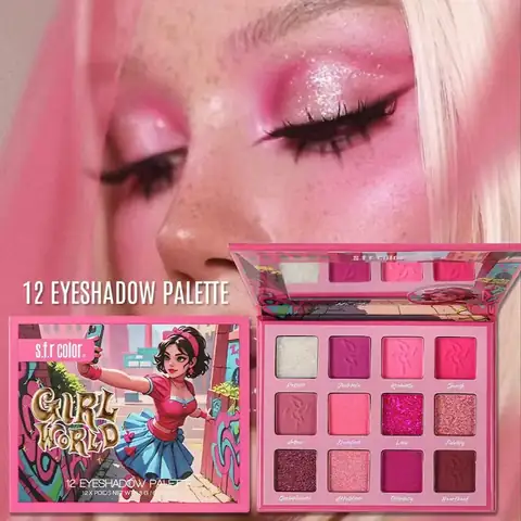 12-Color Eyeshadow Palette - RA03