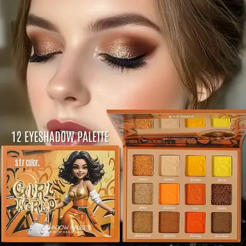 12-Color Eyeshadow Palette - RA04
