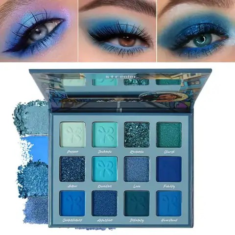 12-Color Eyeshadow Palette - RA05