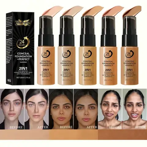 WAKEANGEL Waterproof Matte Liquid Foundation