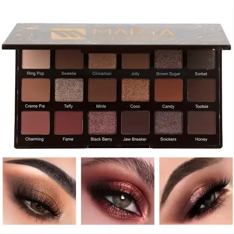 MARYA 18-Color Matte Highlighter Palette