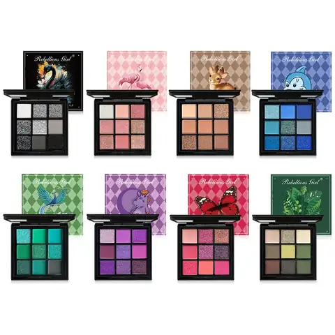 9-Color Waterproof Eyeshadow Palette
