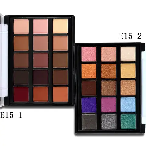 15-Color Waterproof Eyeshadow Palette